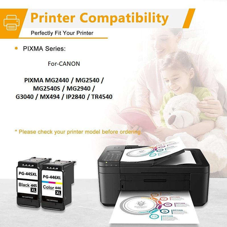 Compatible Canon PG-445XL / PG-446XL