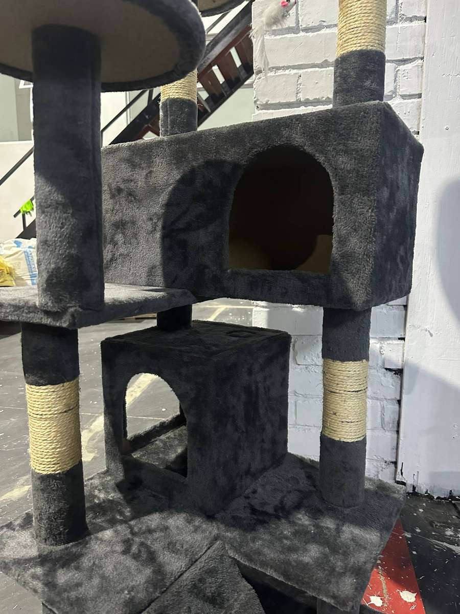 Five layers Pet Cat Climbing Frame Tree Tower House Hammock Sisal Scratch Toy