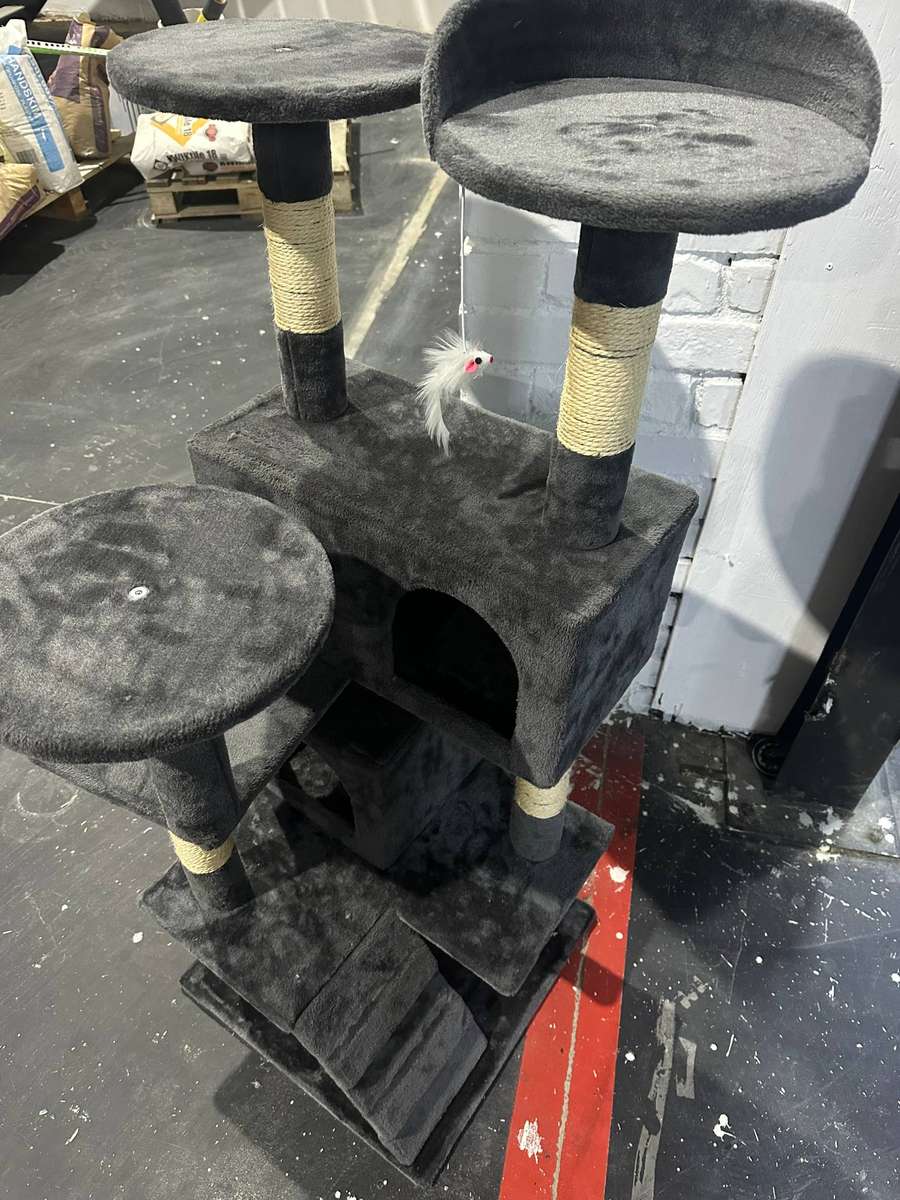 Five layers Pet Cat Climbing Frame Tree Tower House Hammock Sisal Scratch Toy