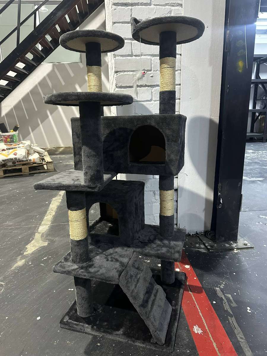 Five layers Pet Cat Climbing Frame Tree Tower House Hammock Sisal Scratch Toy