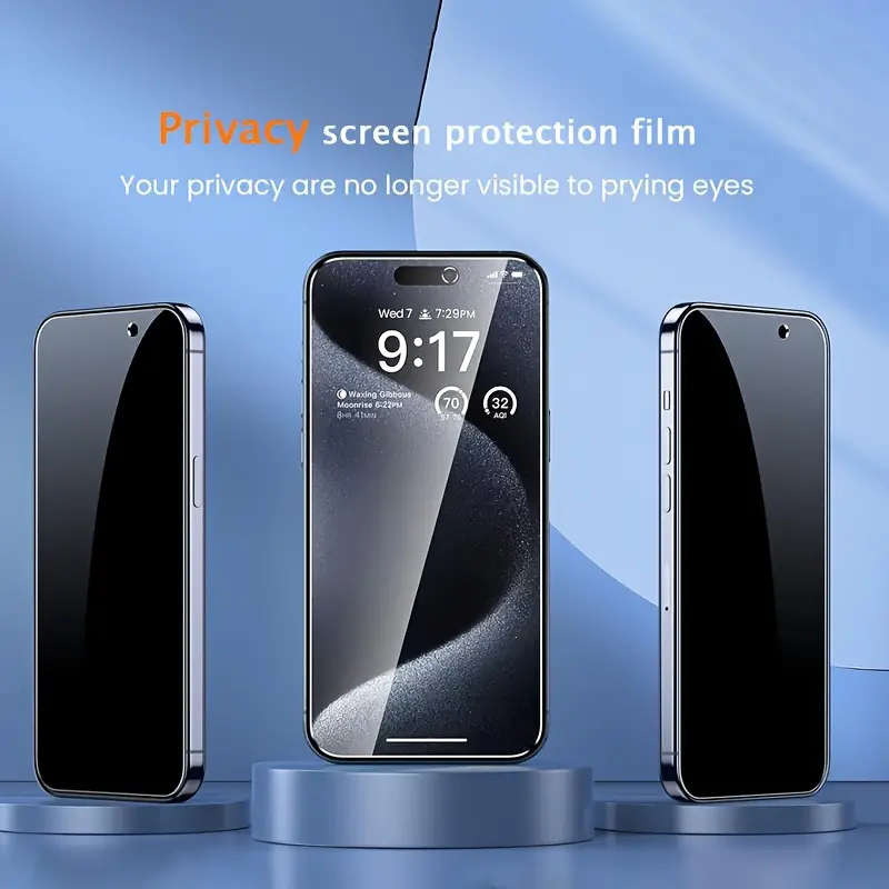Apple iPhone 16 Pro Max Privacy Screen Protector (2 Pack)