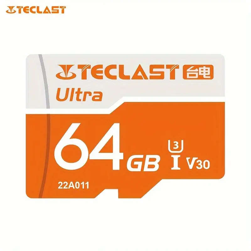 64 GB High-Speed TECLAST Micro TF Class 10 U3 A1 V30