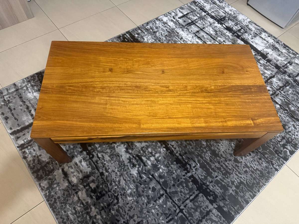 Wooden coffee table