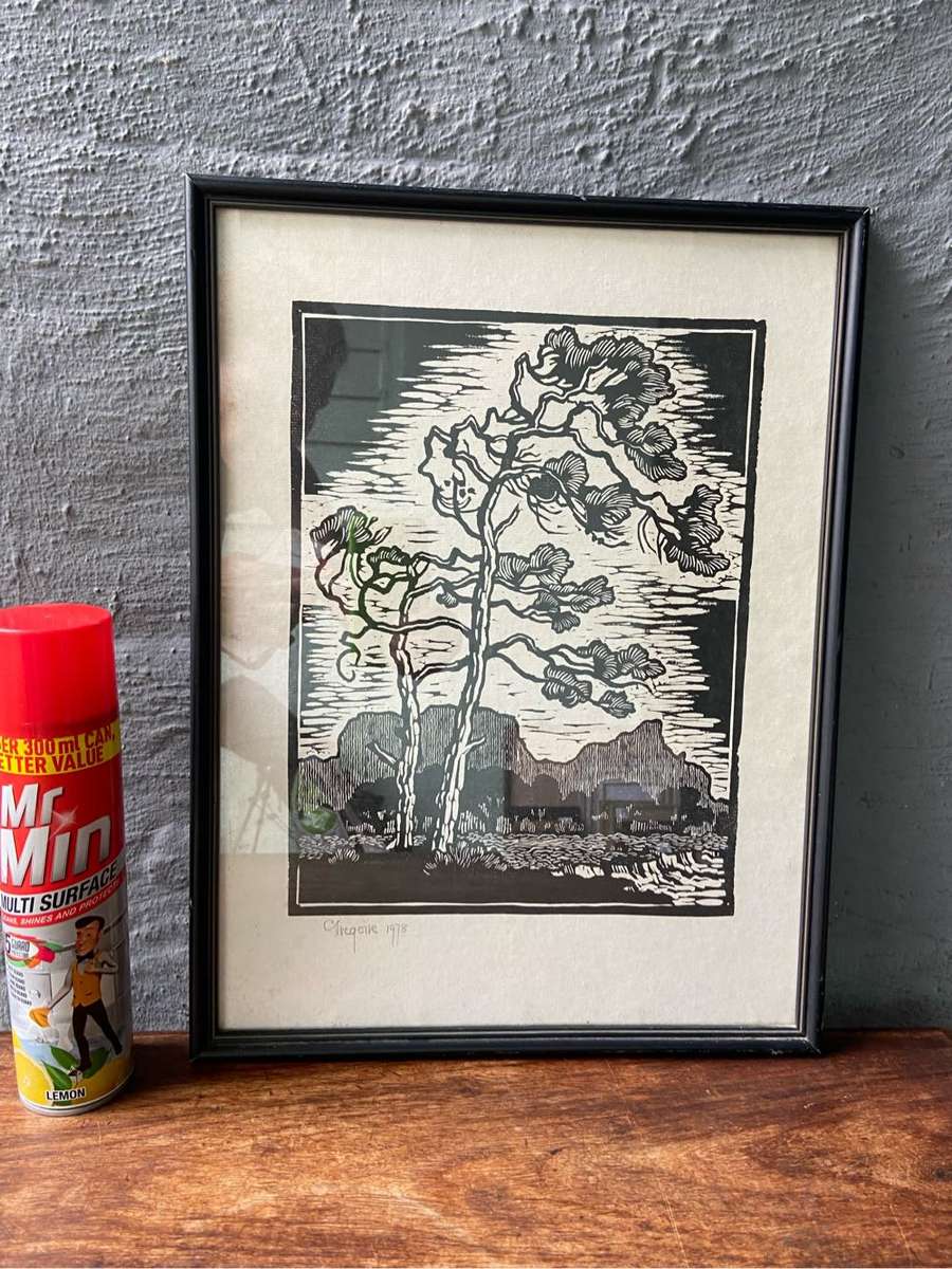 Gregoire Boonzaier Lithograph 1978