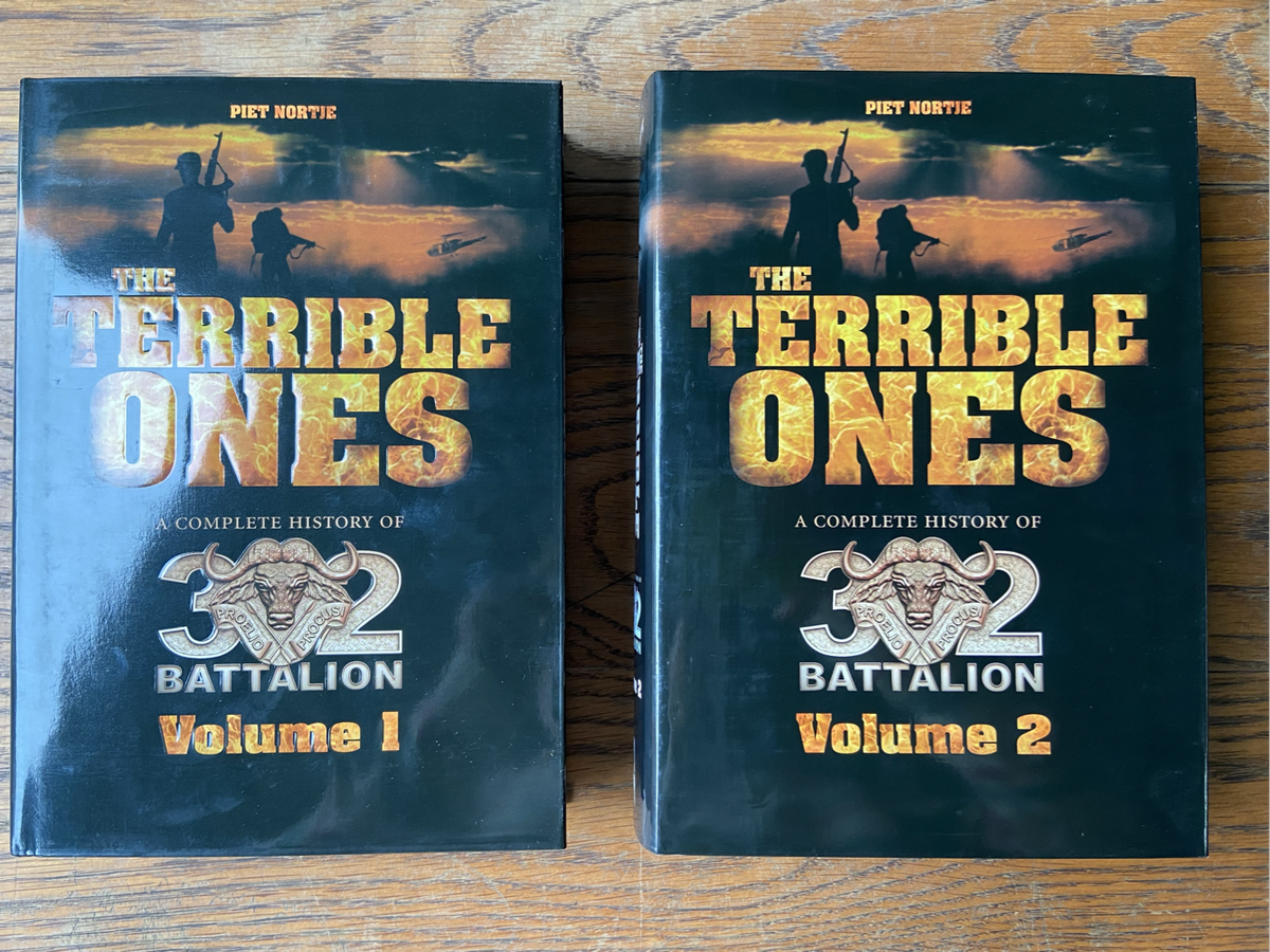 The Terrible Ones:  A Complete History of 32 Battalion Volume 1 & 2 Box Set Books by Piet Nortje