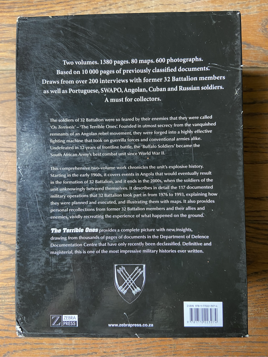 The Terrible Ones:  A Complete History of 32 Battalion Volume 1 & 2 Box Set Books by Piet Nortje