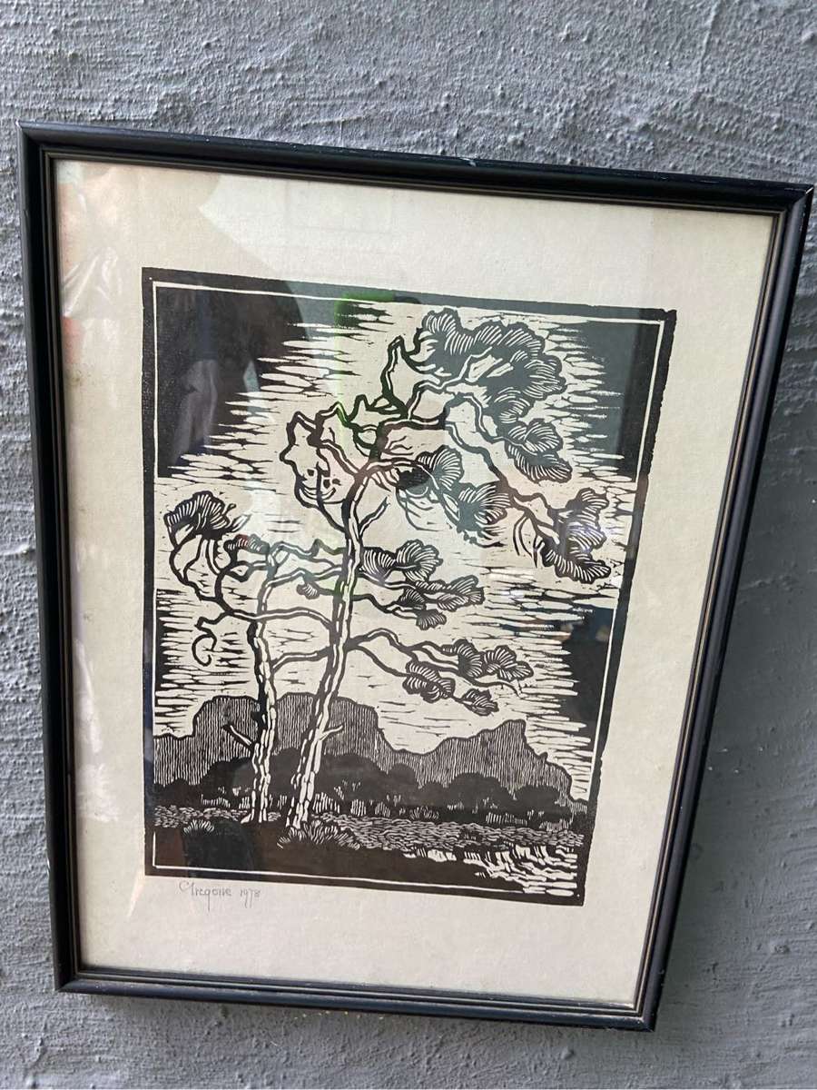 Gregoire Boonzaier Lithograph 1978