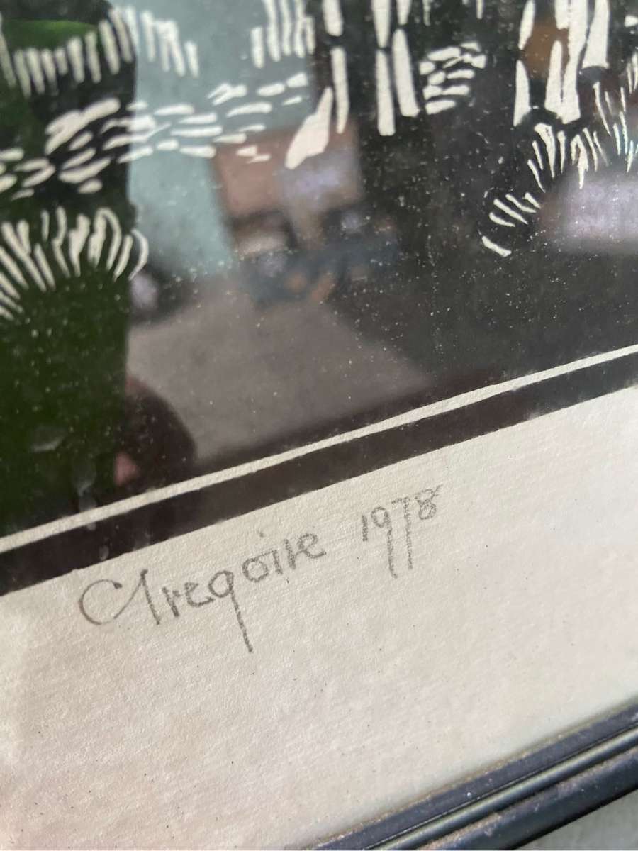 Gregoire Boonzaier Lithograph 1978