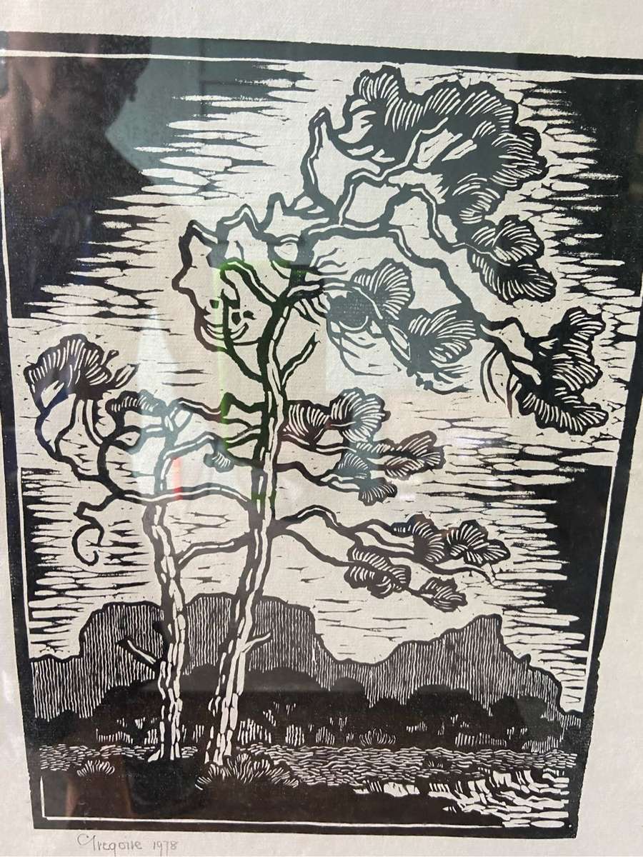 Gregoire Boonzaier Lithograph 1978