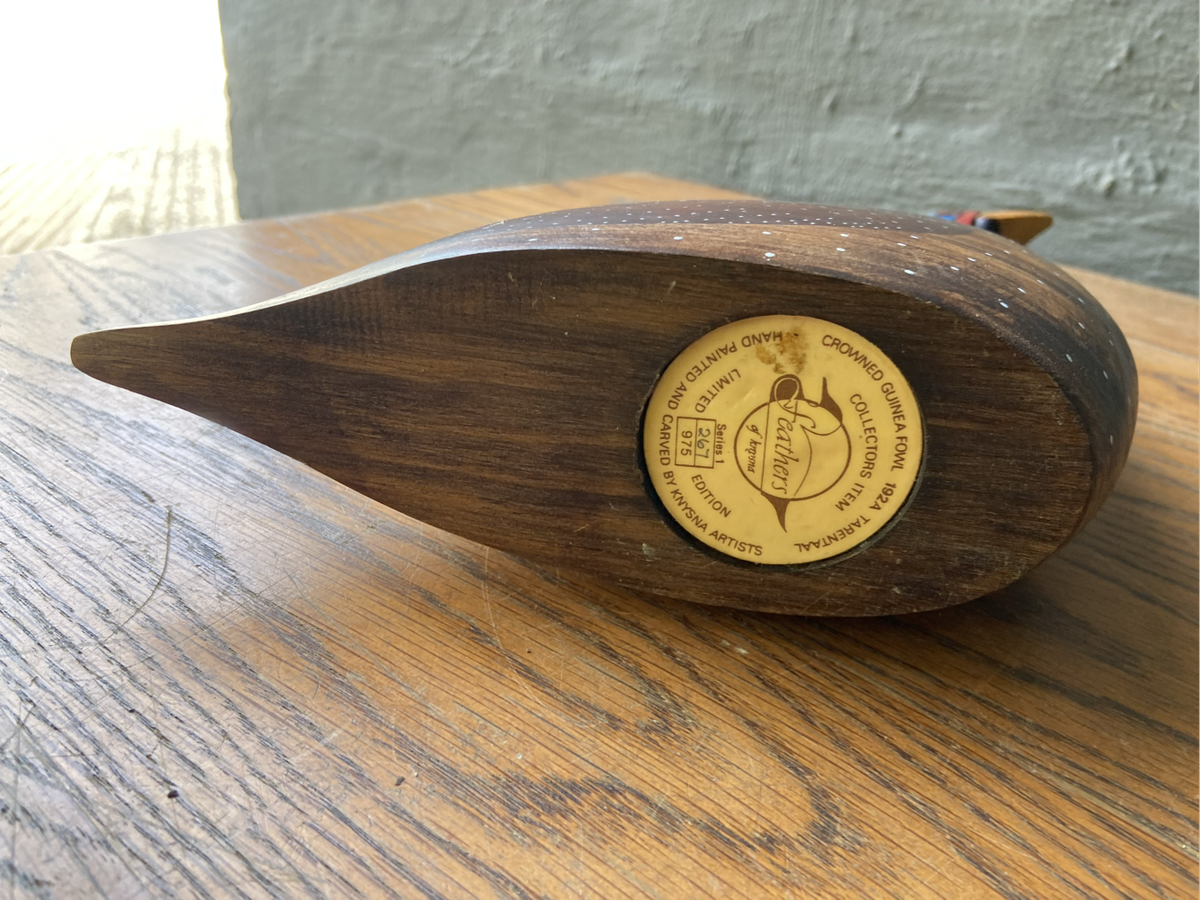 Crowned Guinea Fowl - Feathers of Knysna Collection- Leinster edition series 1 no 267 of 975