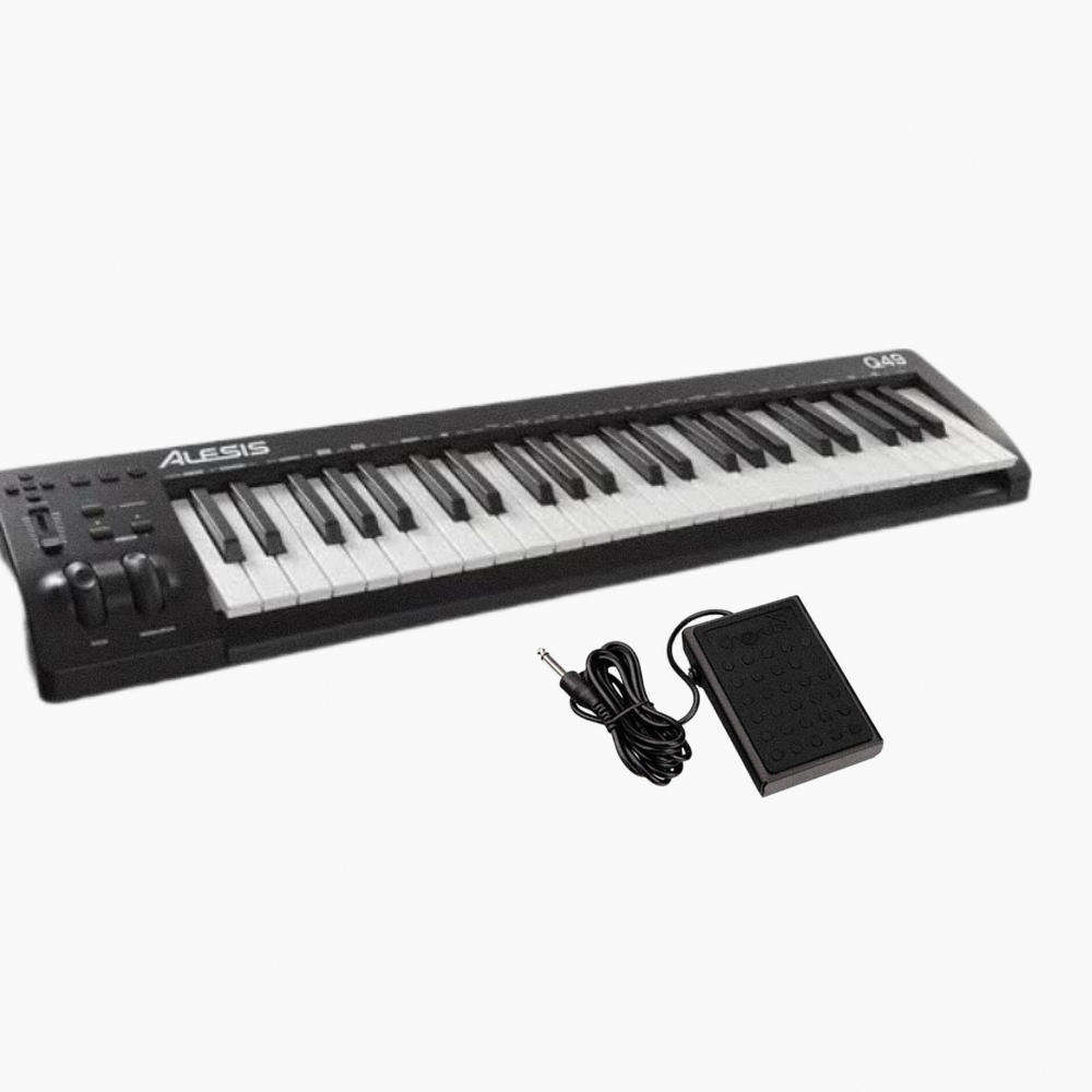 Alesis Q49 keys + Cherub Sustain Pedal