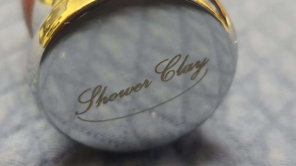 Shower Clay Shaving Brush Redwood (Pure Badger)