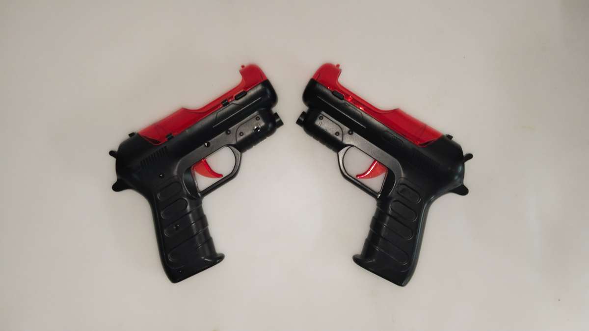 PS3 Sony Move Controller Gun Attachments x 2