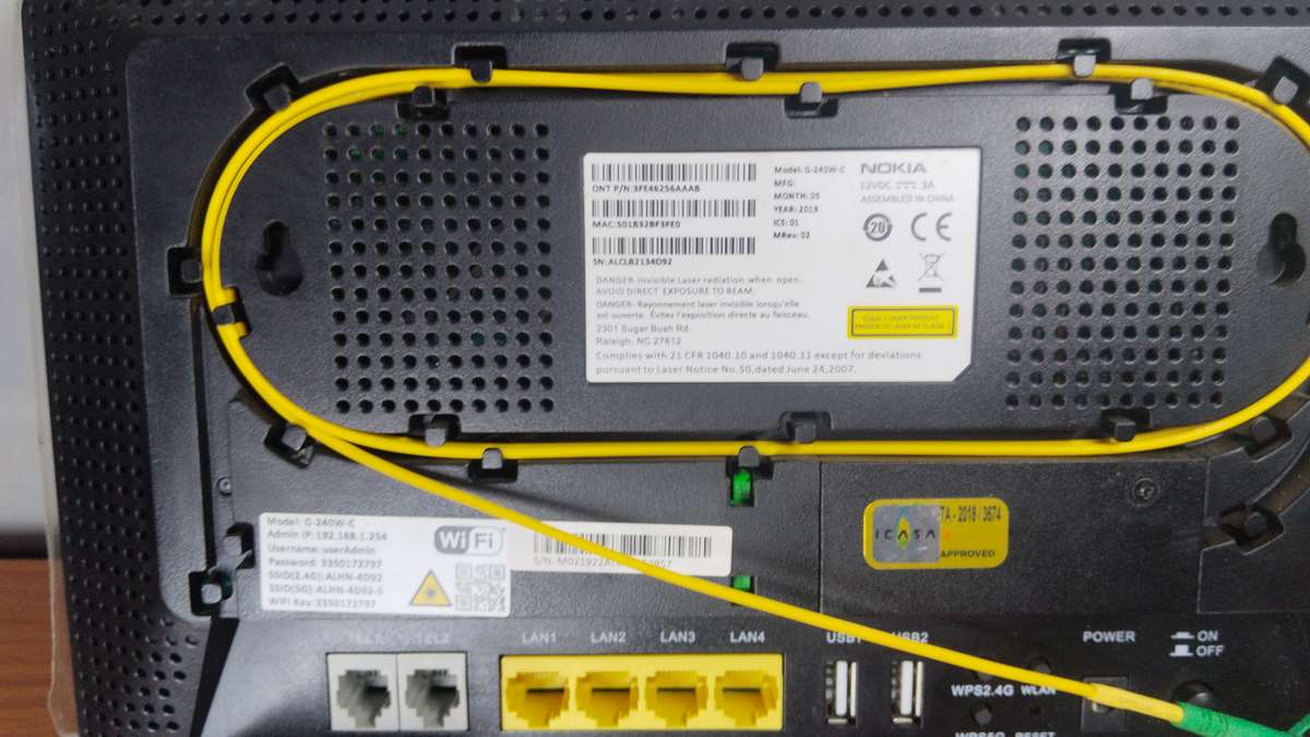 Nokia G-240W C Fibre modem