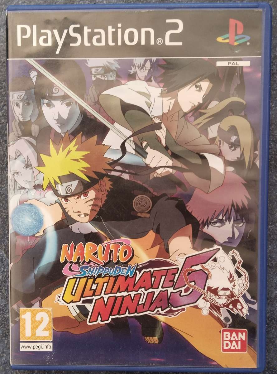 Naruto Shippuden Ultimate Ninja 5 - RARE - PS2