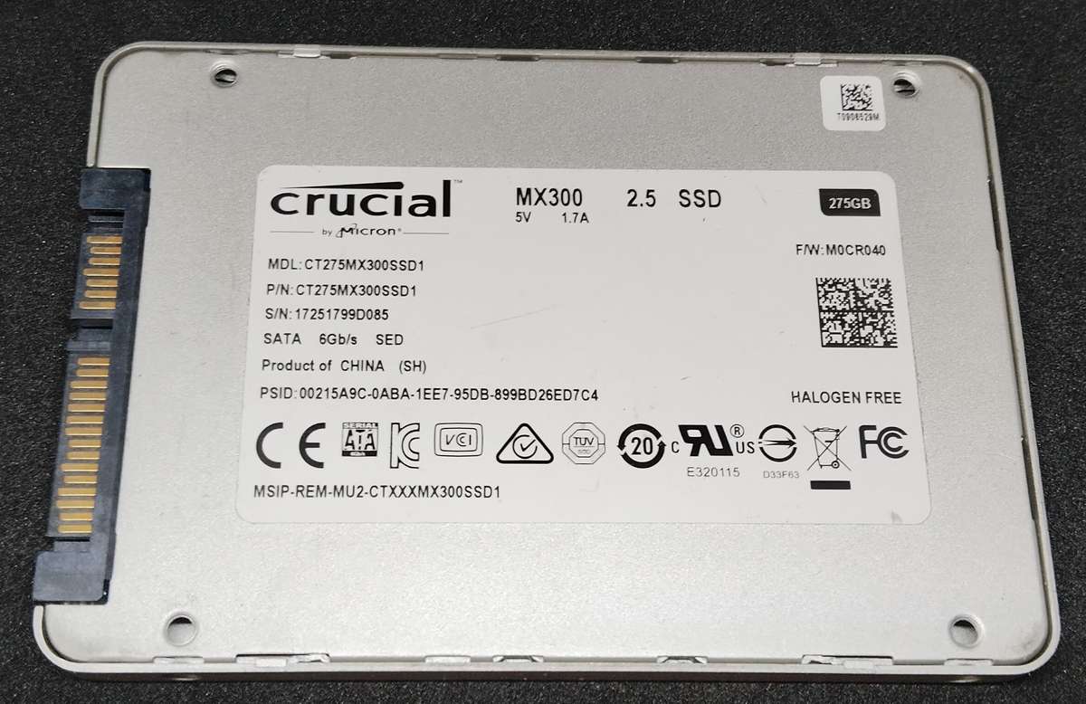 Crucial 2.5 275GB Inch Solid State Drive
