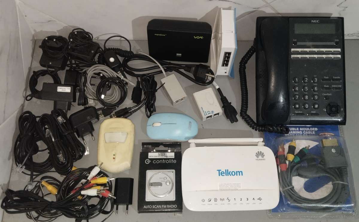 Untested Electronics and Cables