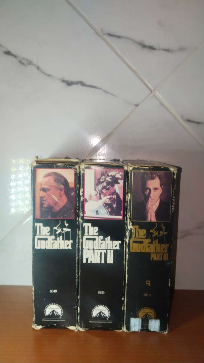 The God Father Trilogy on VHS Part 1, 2 and 3