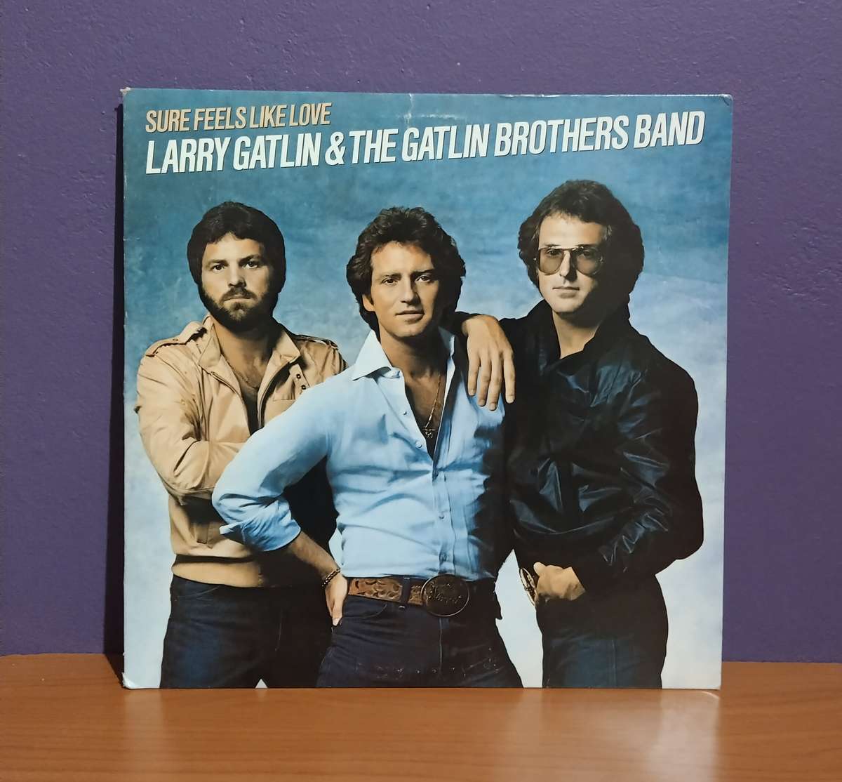 Larry Gatlin and The Gatlin Brothers Band Sure Feels Like Love - Vinyl LP Record - NM