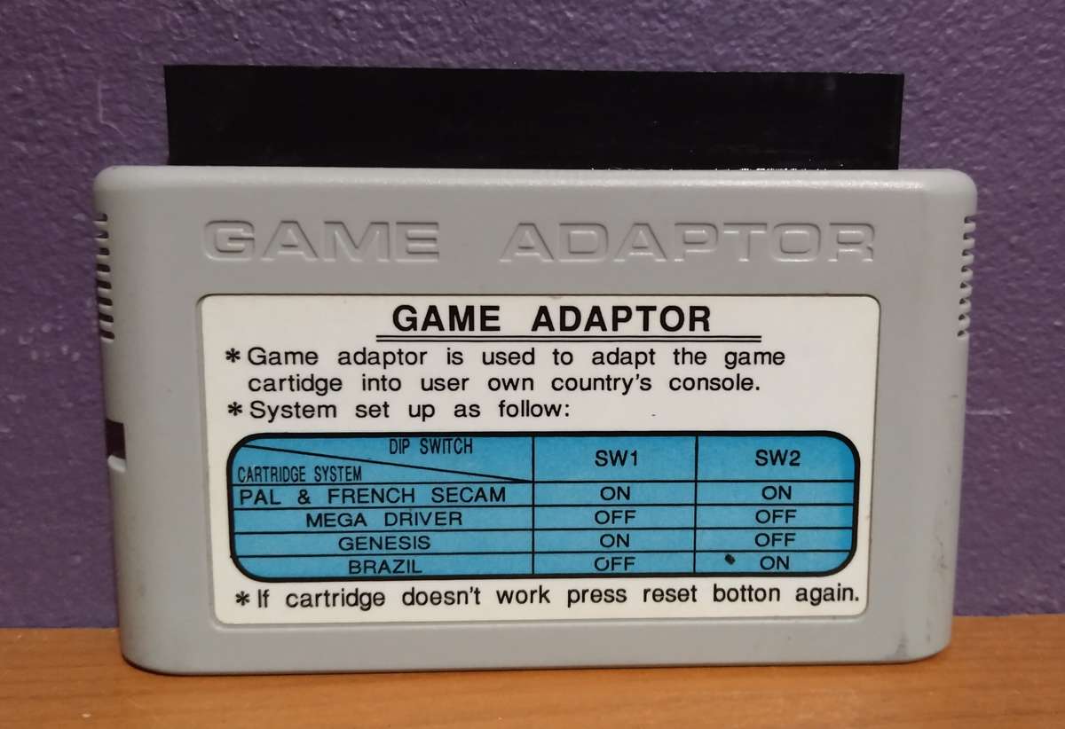 SEGA Mega Drive and Genesis Game Adaptor