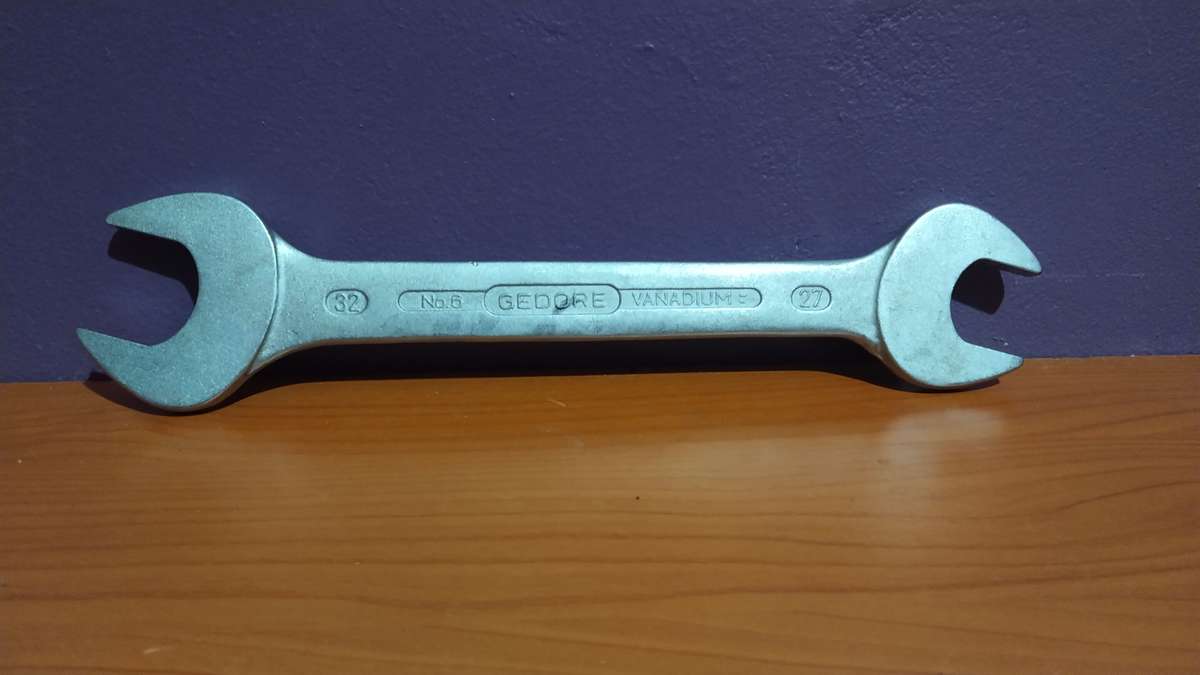 Gedore No. 6 32mm x 27mm Double open ended spanner