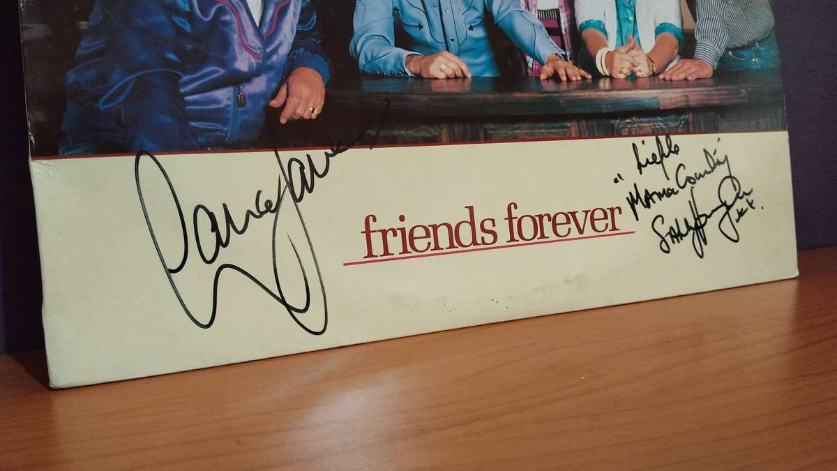 Over The Hillbillies Friends Forever (Autographed) - Vinyl LP Record - G+