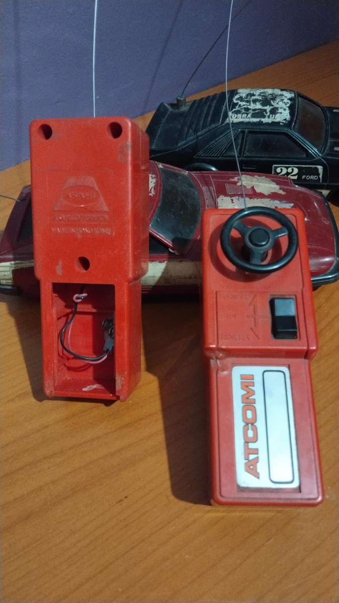 Vintage Checkers Ford Mustang And Datsun 280 ZX RC Cars