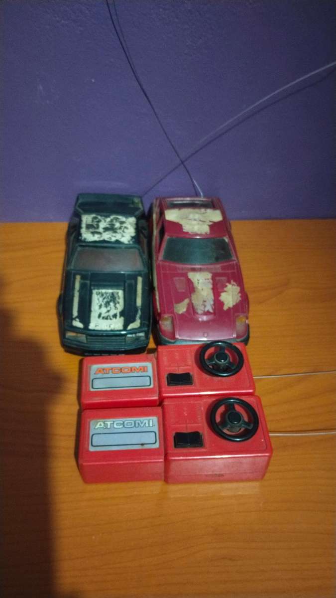 Vintage Checkers Ford Mustang And Datsun 280 ZX RC Cars