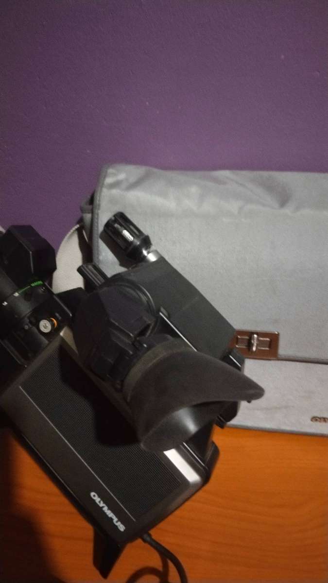 Olympus VX-301 Color Video Camera & VF-KF1-E Electronic Viewfinder UNTESTED