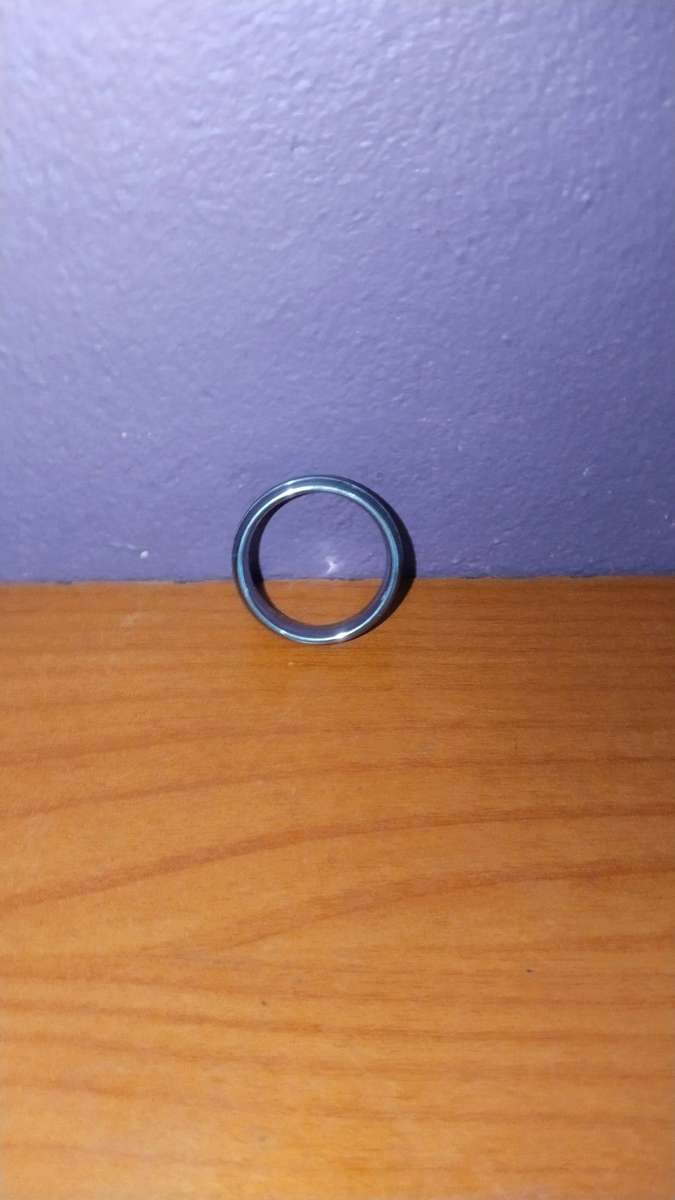 Tungsten Sk Jewel Mens Ring 10.5