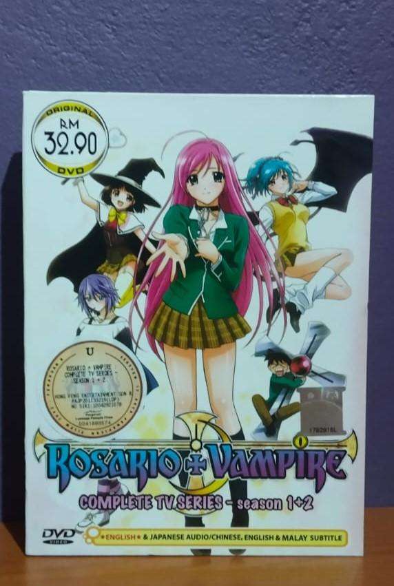 Rosario + Vampire Complete TV Series Season 1+2 - DVD