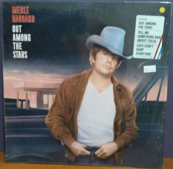 Merle Haggard Out Among The Stars - Vinyl LP Record - G+
