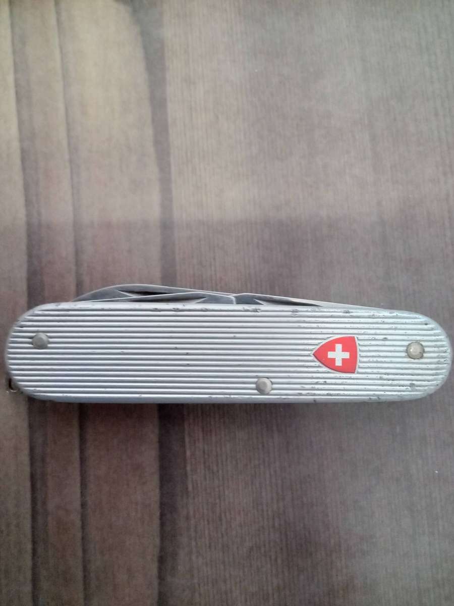 VICTORINOX ALOX ROSTFREI SILVER   OFFICIERSUISSE KNIFE SCARCE ITEM