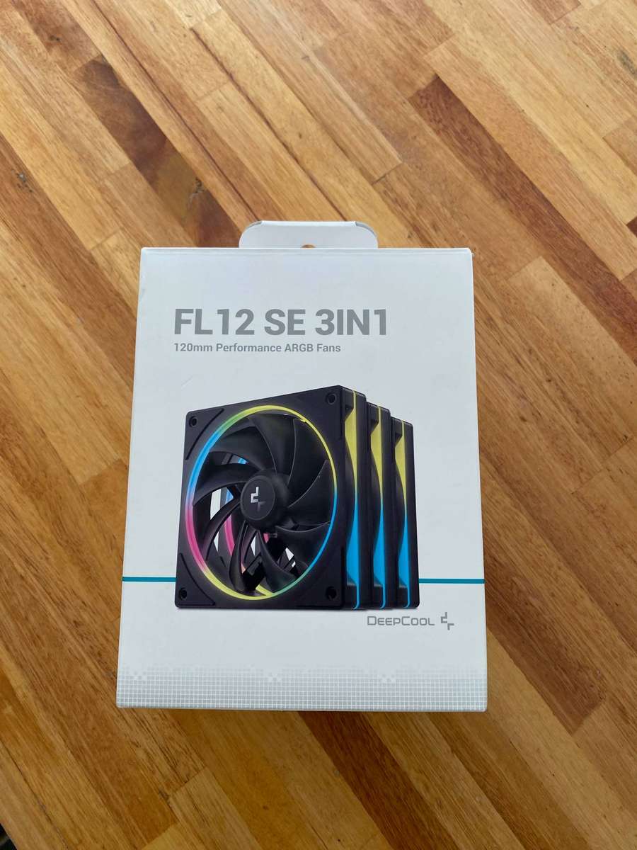 DeepCool FL12 SE 3-in-1 ARGB 120mm Fan Pack  Black