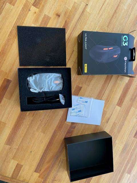 Keychron G3 Ultra-Light Wireless Gaming Mouse  Black
