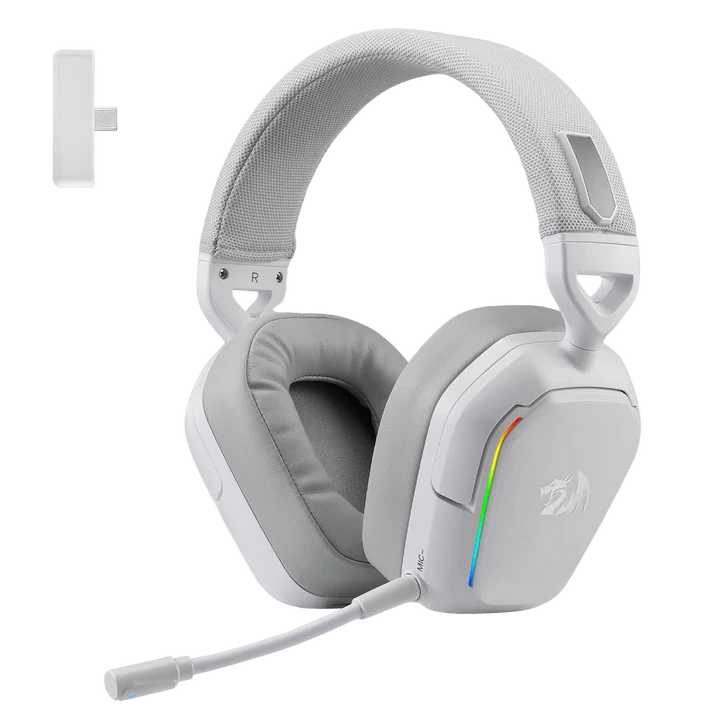 Redragon MIRA H868 RGB Wireless Gaming Headset - White