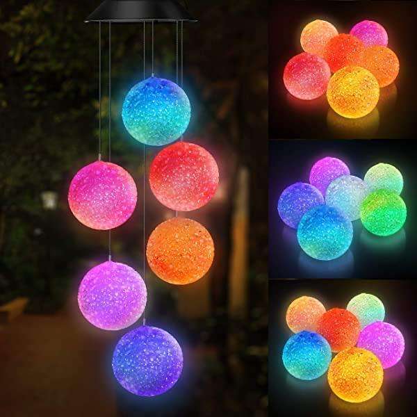 Solar Powered RGB Eva Ball Garden Lights, Lot 11 Of 11