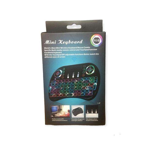 RGB Rechargeable Wireless 2.4ghz Mini LED Backlit Keyboard, Lot 3 Of 11