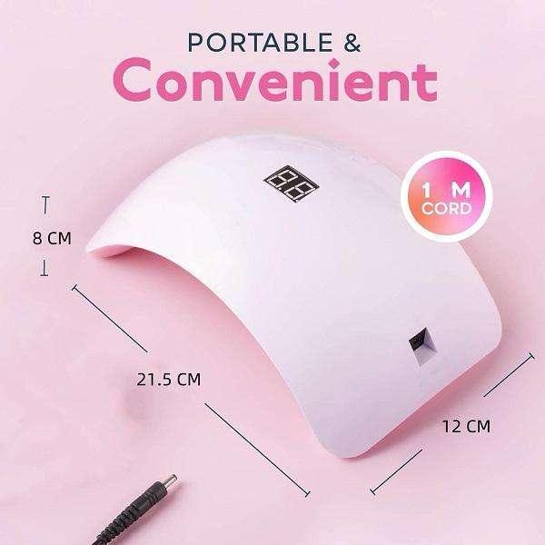 24W USB UV LED Gel Nail Lamp Dryer With 15 LED, Lot 5 Of 11