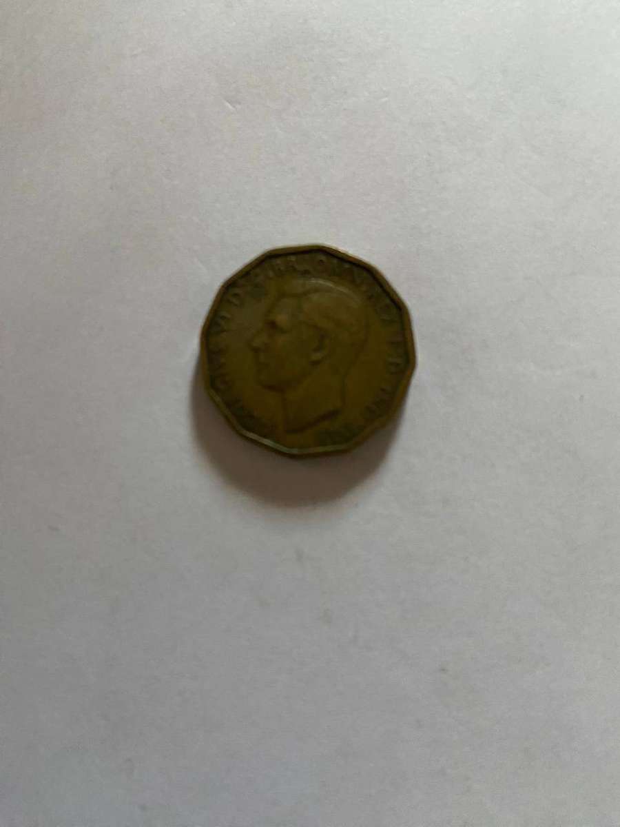 1942 Three Pence Coin, Rare Coins And Notes Auction, Lot 14 Of 20