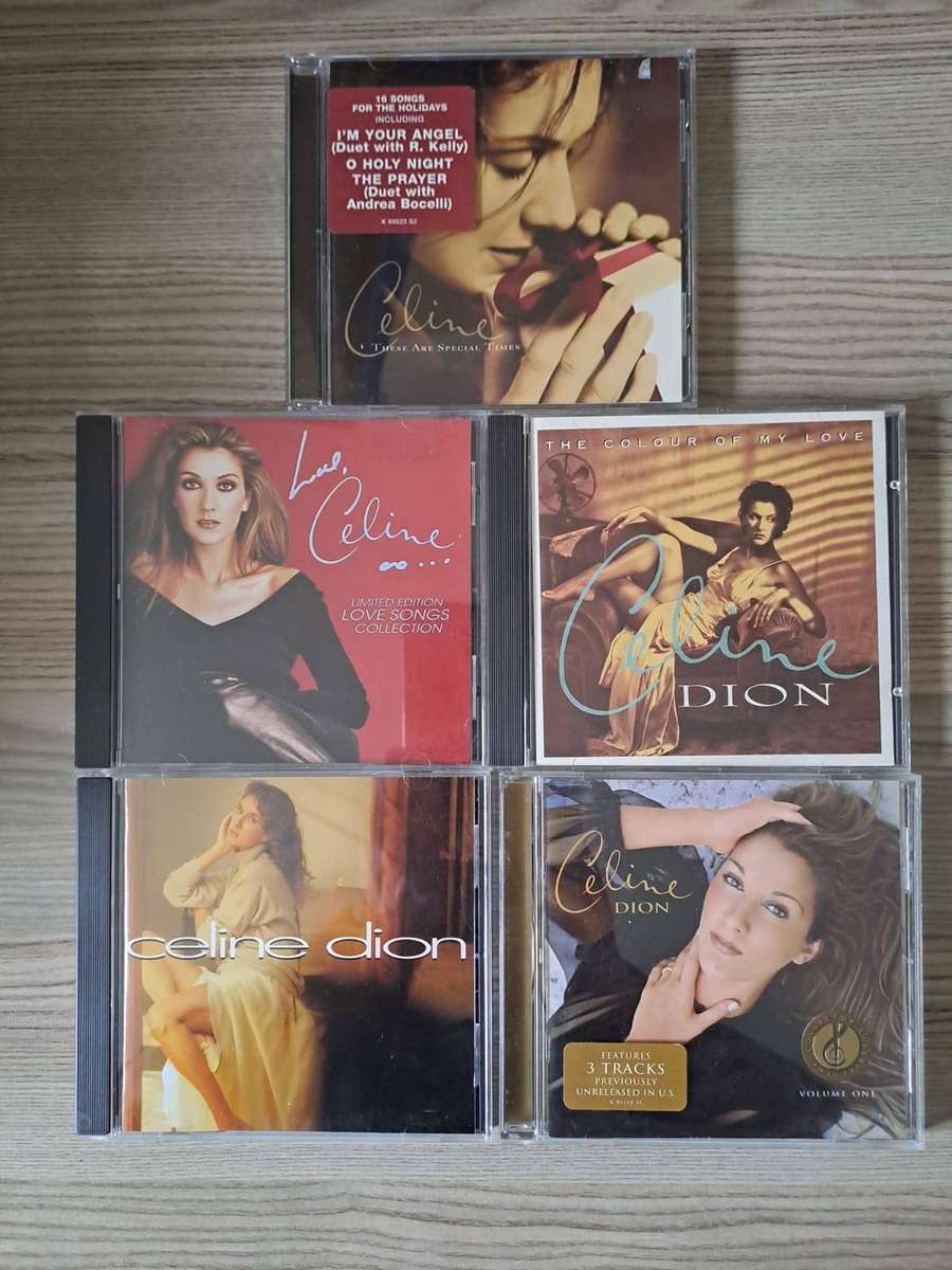 Celine Dion CD's sold as a lot