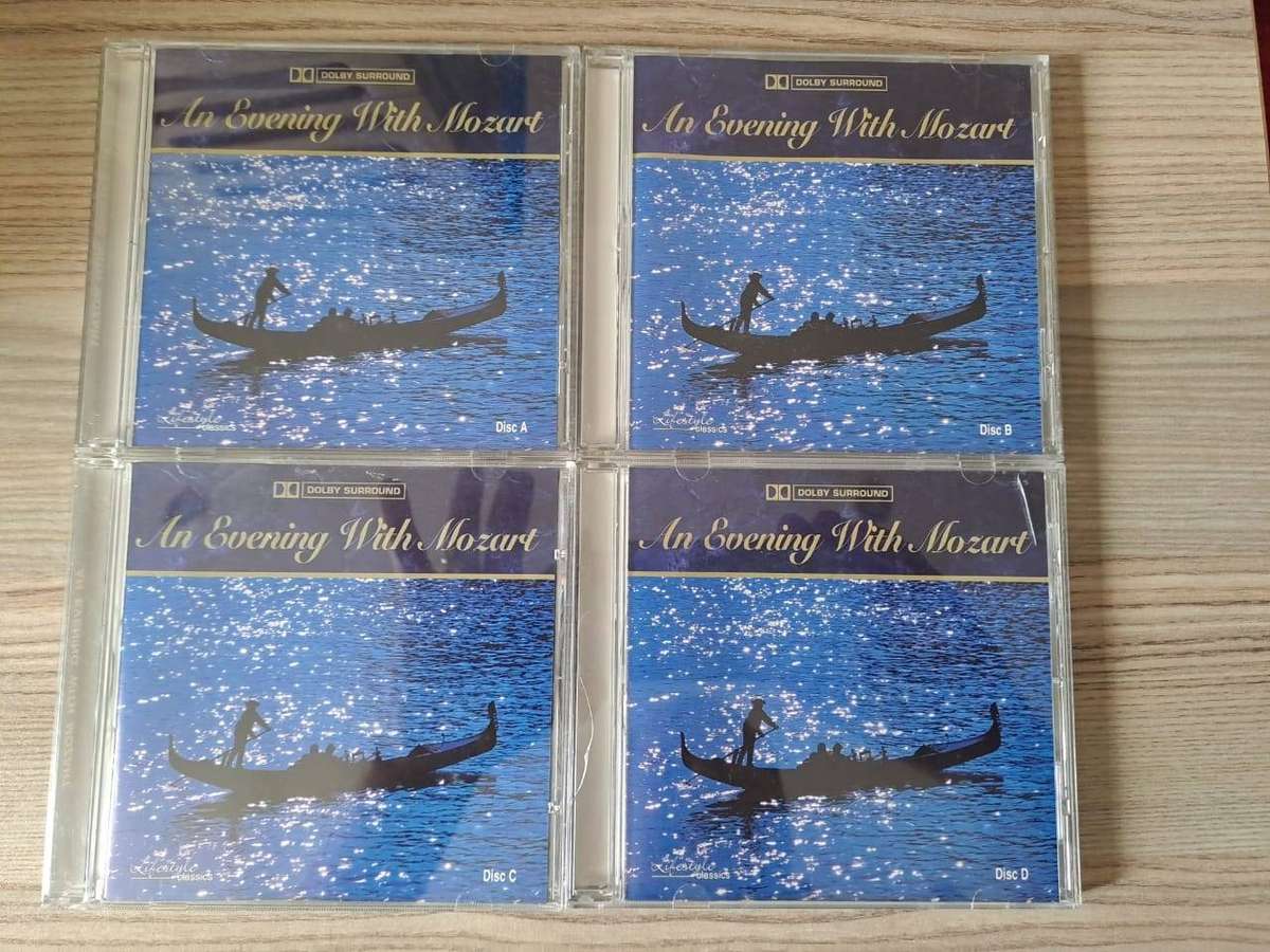 Lifestyle Classics Mozart 4 CD Set - An Evening with Mozart - Classical Music Collection