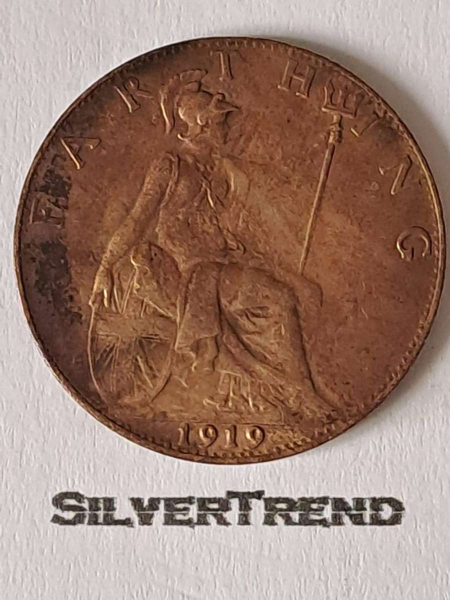 United Kingdom 1 farthing 1919