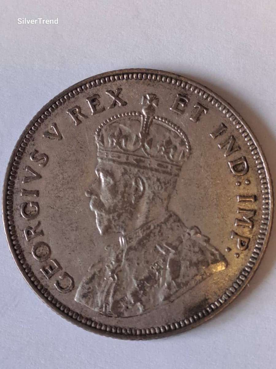 1925 British East Africa 1 Shilling (.250 silver)
