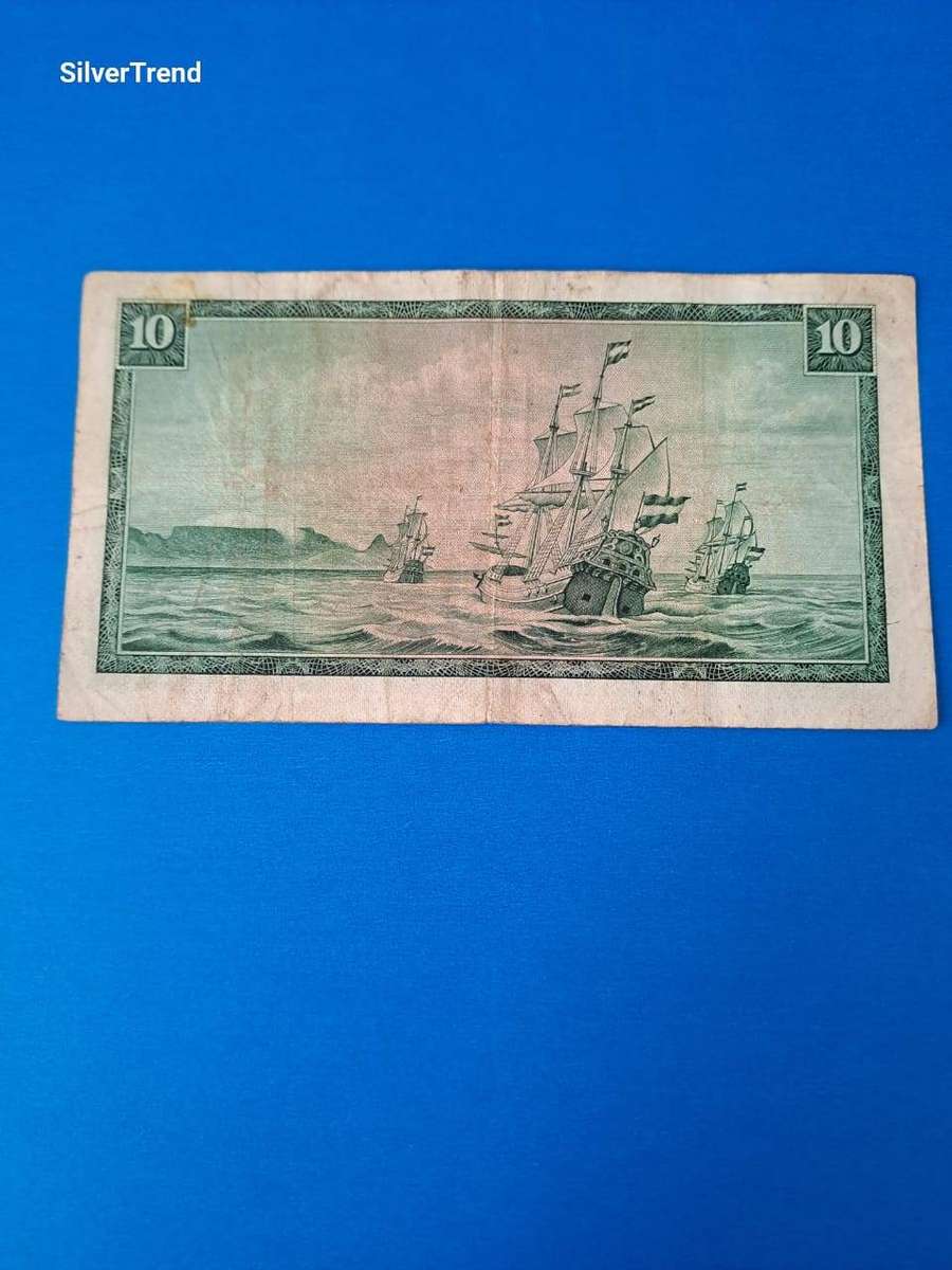 SA  10 Rand Banknote  T.W. de Jongh