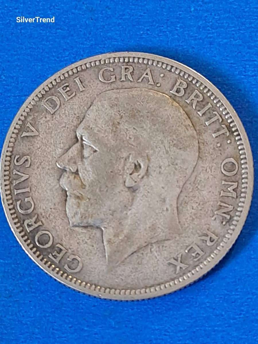1928 UK one florin .50 silver