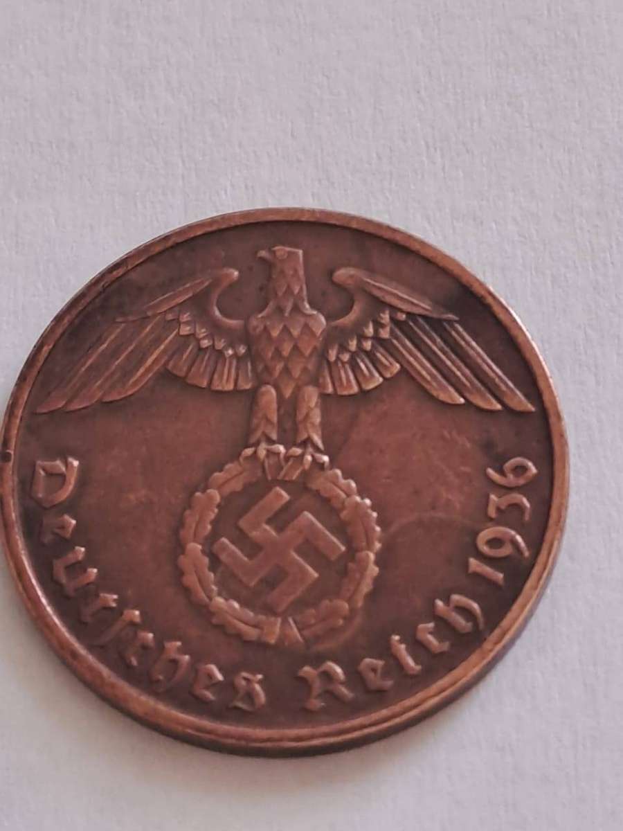 GERMANY 1936 F 2-Reichspfenning