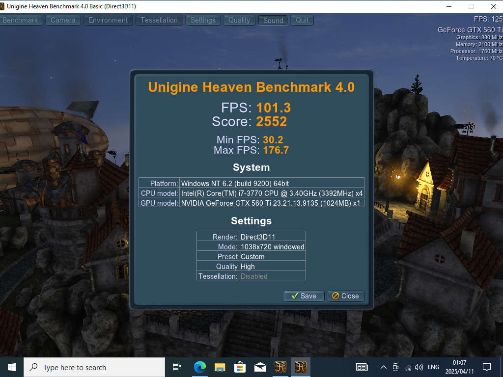 Lenovo MT 3485 Gaming / Workstation PC | Intel i7 3770, Nvidia GTX 560ti, 8gb 1600mhz RAM