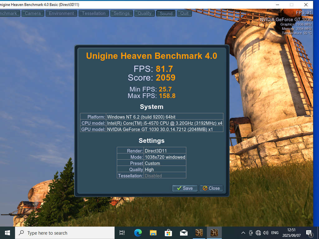HP ProDesk Gaming / Workstation PC | Intel i5 4570, Nvidia GT 1030 GPU, 8gb RAM, 32gb SSD, 500gb HDD