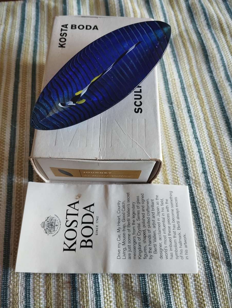 Kosta Boda Glass Sculpture by Bertil Vallien